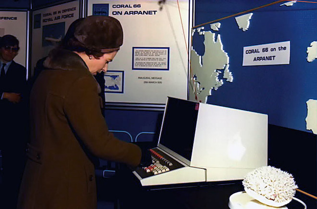 Queen Elizabeth II Send out Her First Email