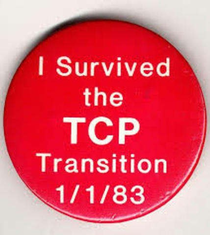 ARPANET adopted TCP/IP