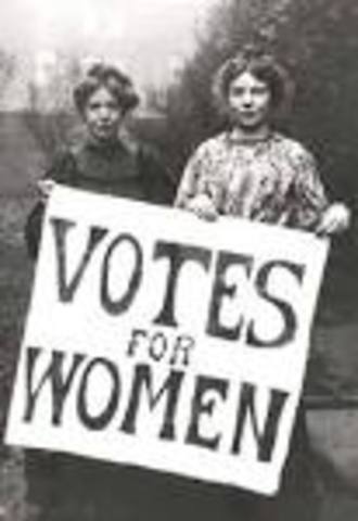 women got the right to vote.