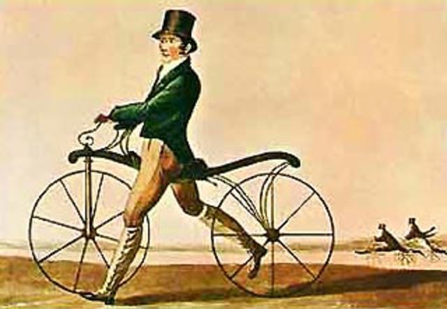 La primera bicicleta.