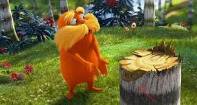 The Lorax appears