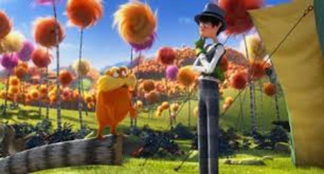 The Lorax talks to the Onceler