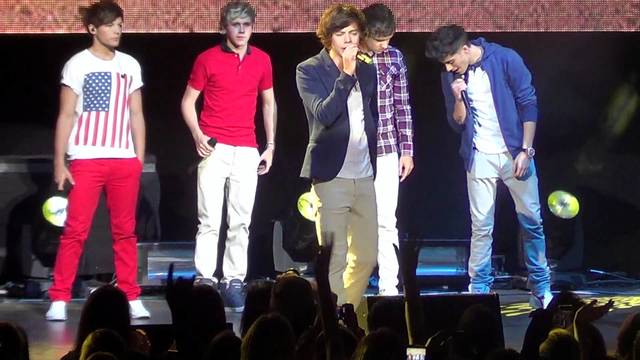 First One Direction concert in America