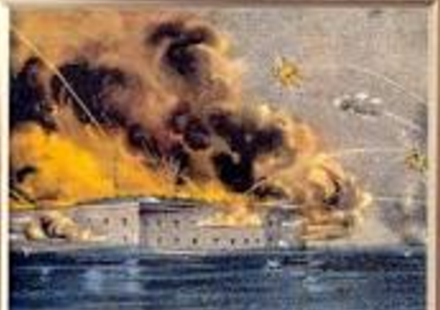The Attack On Fort Sumter