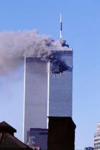 North WTC tower hit