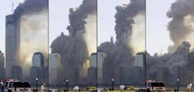 North Tower collapses