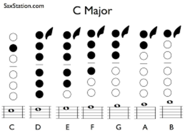 Scale of the Saxophone