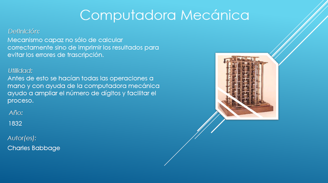 Computadora Mecánica