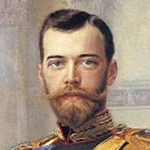 Czar Nicholas II becomes Czar
