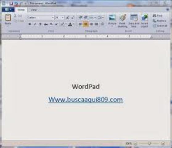 Notebook y el WordPad