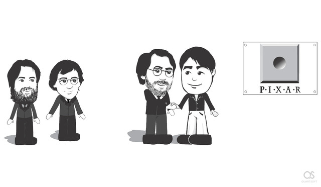 Catmull comienza a trabajar con Jobs (Pixar)