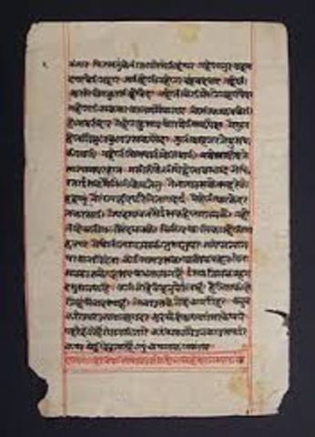 800 C.E  Arab traders brought paper from China