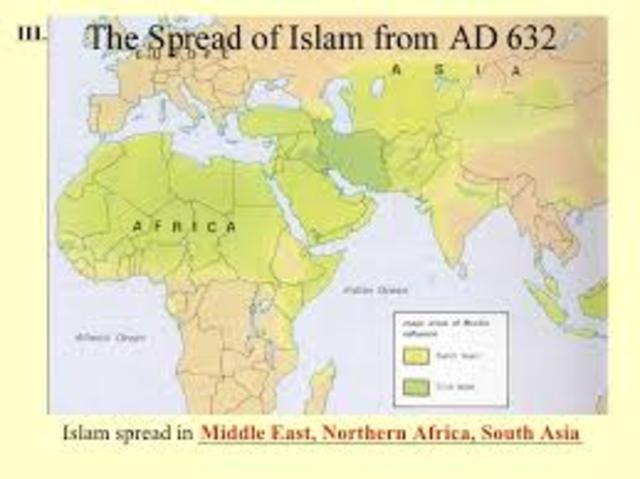 600 C.E  Islam spreads to North Africa