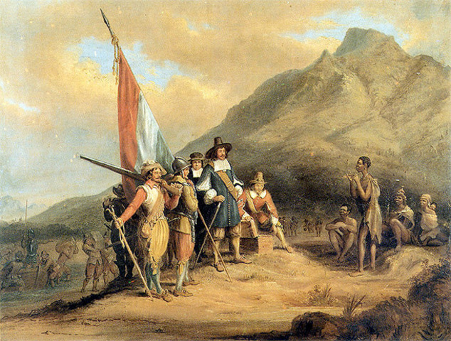 Dutch found Cape Town on the southern tip of South Africa - 1652