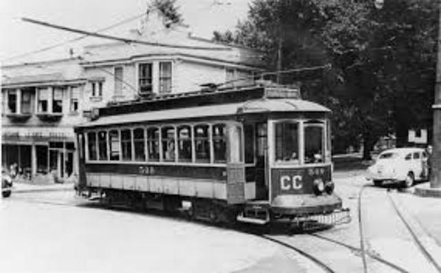 First Electric Trolley line in Richmond, VA