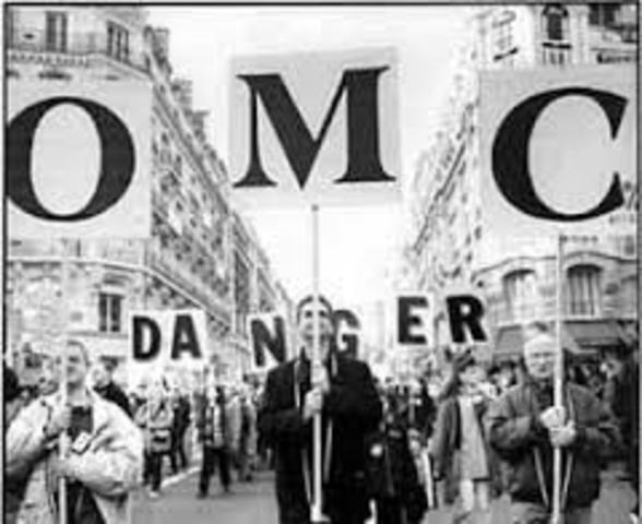 Manifestaciones contra la cumbre de la OMC en Seattle