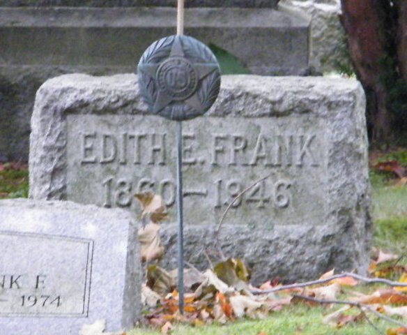 Death of Mrs. Frank