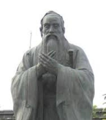 551 B.C.E Confucius is born
