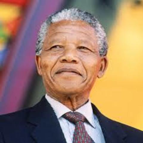 1994 C.E Nelson Mandela elected President of South Africa