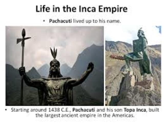 1438 C.E Incan Empire founded
