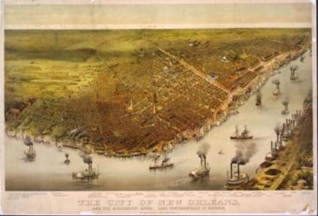 New Orleans is founded by the French.