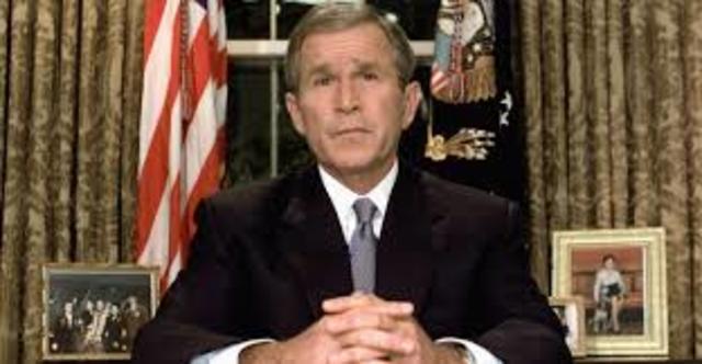 Bush addresses the Nation