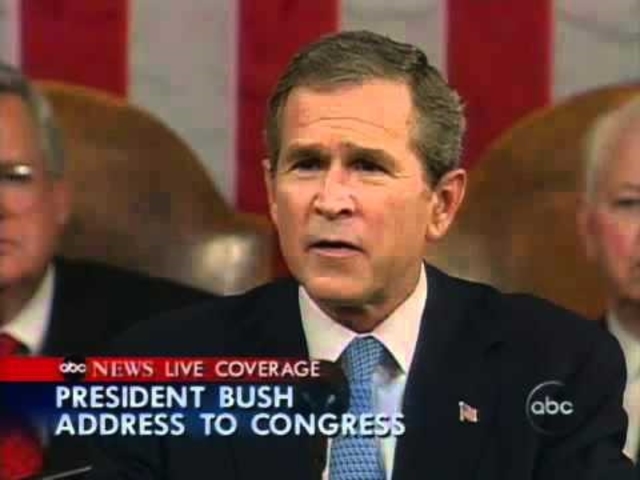 Bush declares War