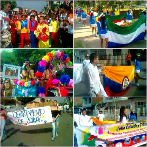 Semana  cultural  de la institución educativa julio caicedo y tellez.