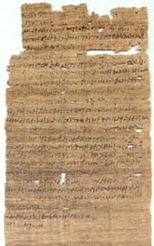 800 C.E  Arab traders brought paper from China