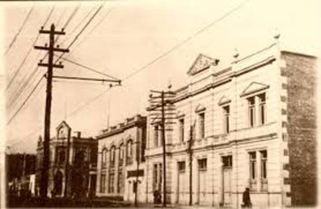 Primer servicio de Telegrafo