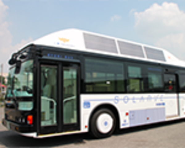 solar poward bus