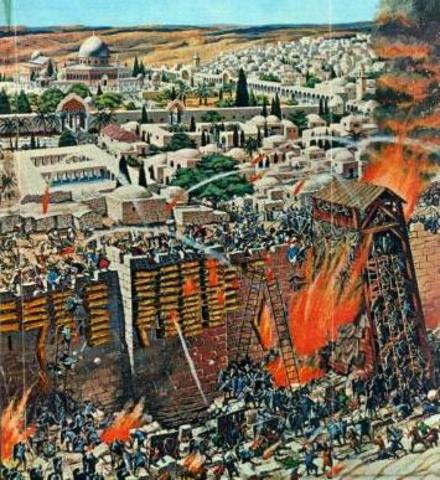 Pope Urban aides Emperor Alexios for Military help in the Middle East