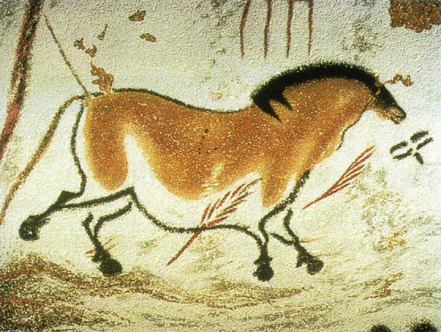 Chinese Horse, Lascaux Cave, Dordogogne, France.