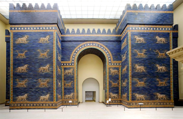 Ishtar Gate, from Babylon, Iraq.