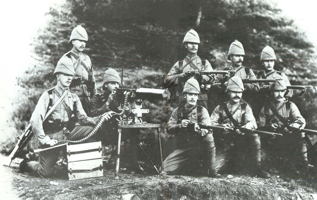 Invention of the maxim machine gun
