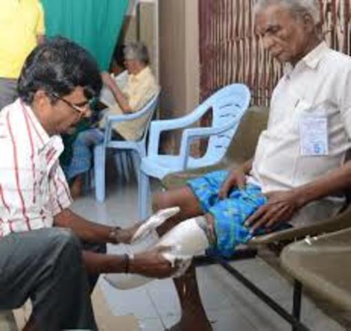 Dr J.G, established an institute for people with physical desabilities , where he mainteined aworkroom for devising apparatus, bandages, and artificial limbs.