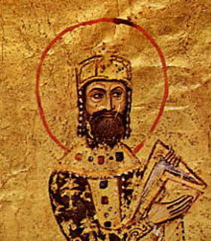 Emperor Alexios I contacts Pope Urban II for military help in the Middle East