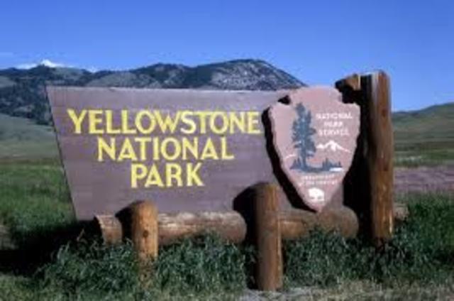 Yellowstone National Park Founded