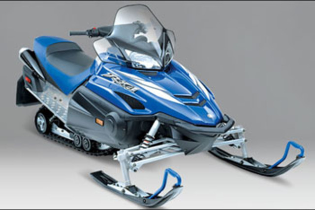 Riding my first snomobile