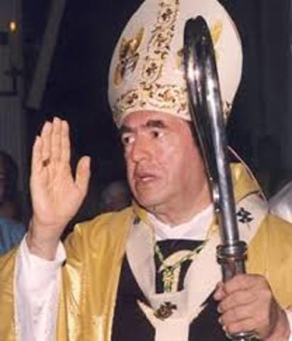 Llegada de Monseñor Isaías Duarte Cancino