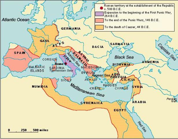 The Roman Republic (509 B.C. to 27 B.C.)