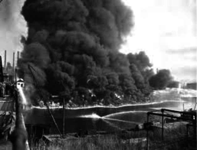Cuyahoga River in Ohio caught fire