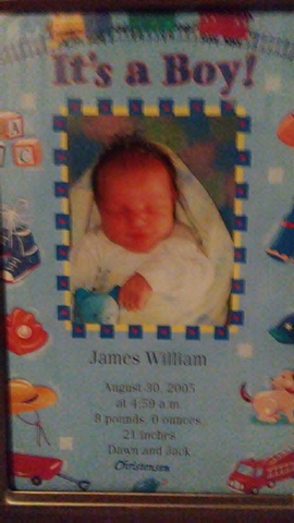 James was born