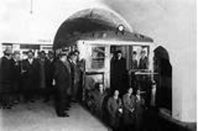 inauguracion de la linea A plaza de mayo- plaza once