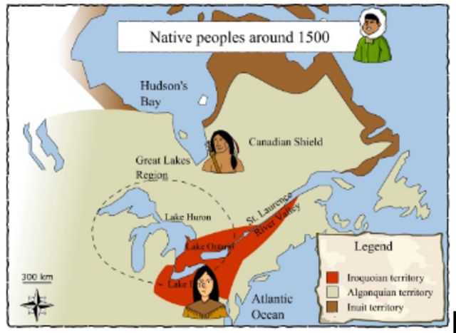 Amerindians Spread out in Canada