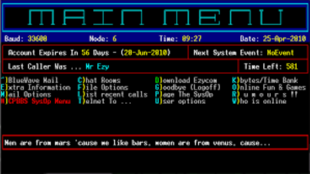 BBS (Bulletin Board System)