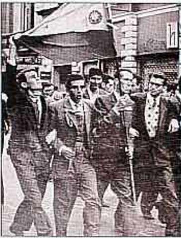 Manifestación contra la Reelección.