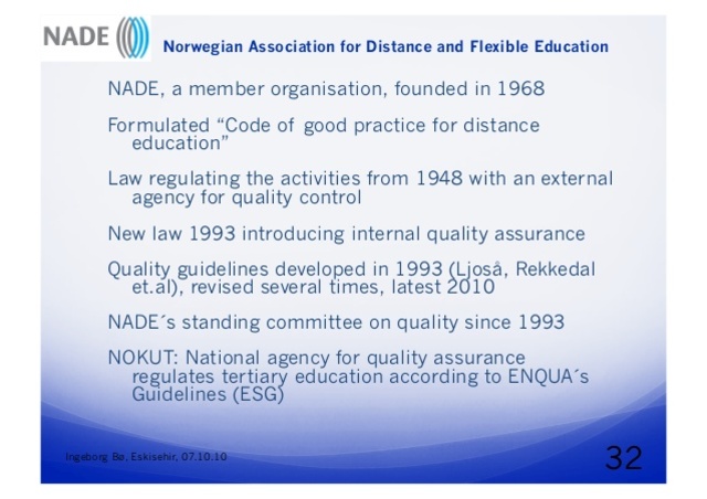 Norwegian Association for distance education