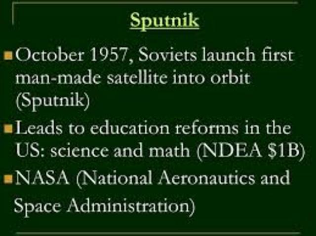 Sputnik and NDEA, 1957-58