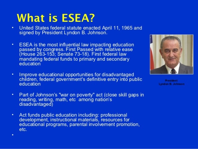 Elementary and Secondary Education Act, 1965